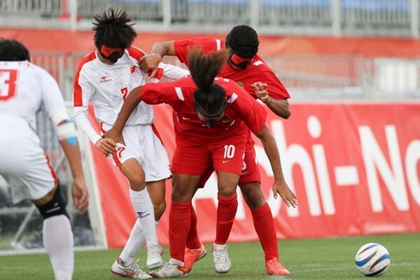 پیروزی تیم ملی فوتبال نابینایان ایران مقابل هند
